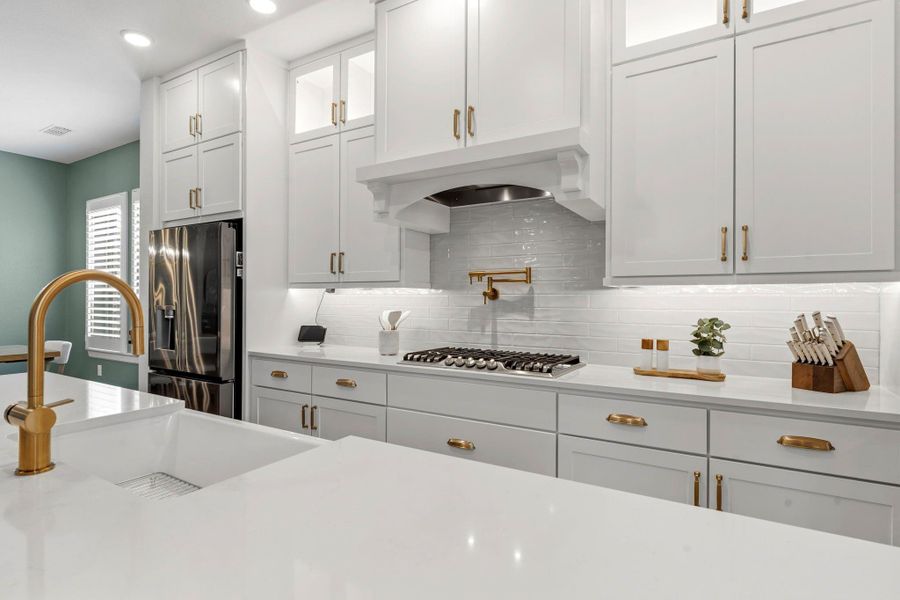 Furnished interior view inside a new home in , Conroe (Image 31).