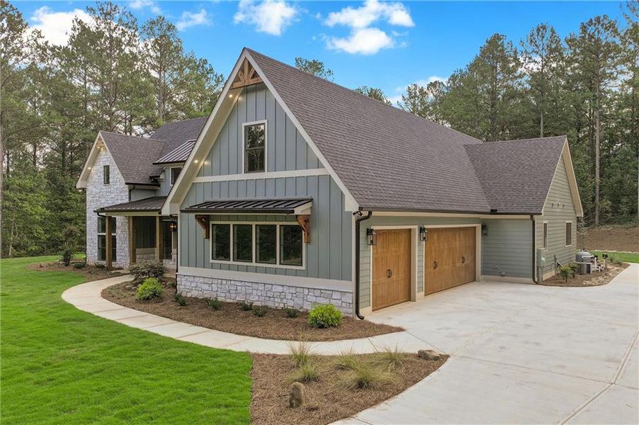 Front exterior of a new home in , Rome, GA, highlighting curb appeal (Image 28). Front exterior of a new home in , Rome, GA, highlighting curb appeal (Image 28).