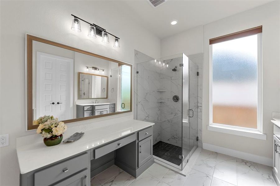 Furnished interior view inside a new home in , Frisco (Image 22).