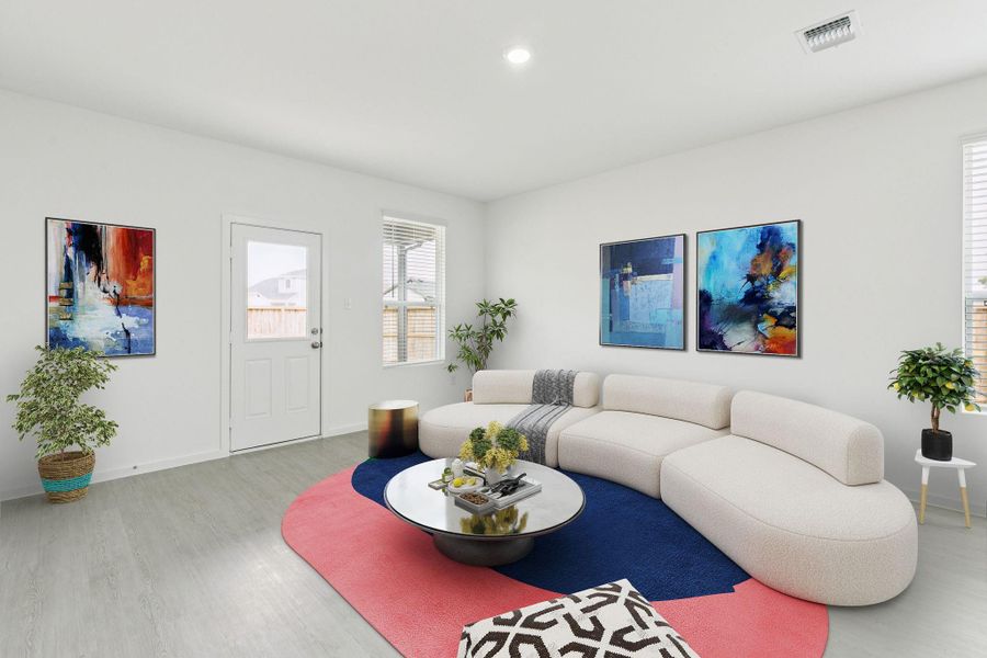 Furnished interior view inside a new home in Windcress, Cove (Image 12).