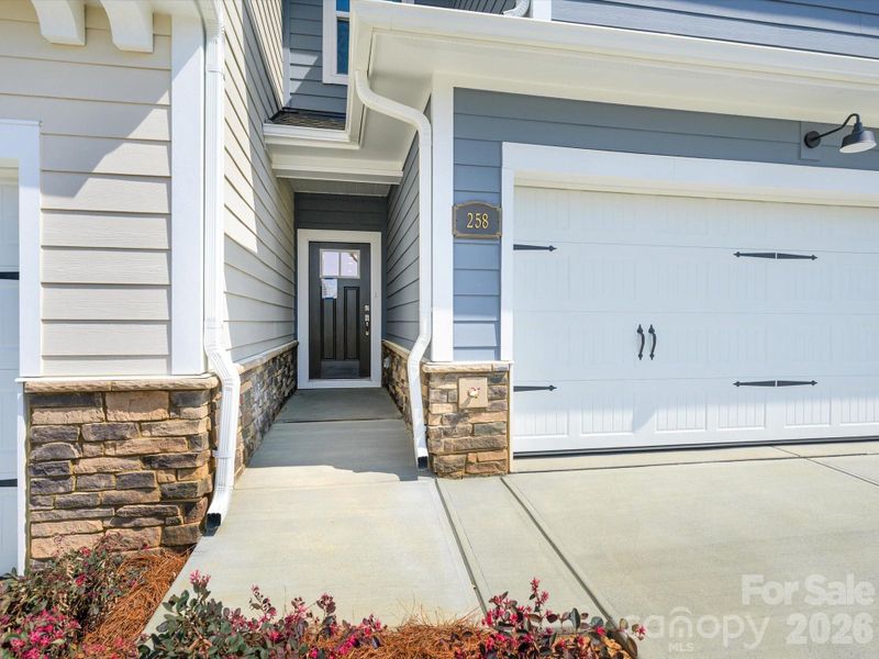 Exterior details and patio area of a home in Westview Towns, Waxhaw (Image 3).