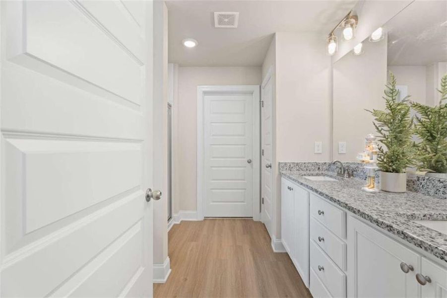 Furnished interior view inside a new home in , McDonough (Image 37).