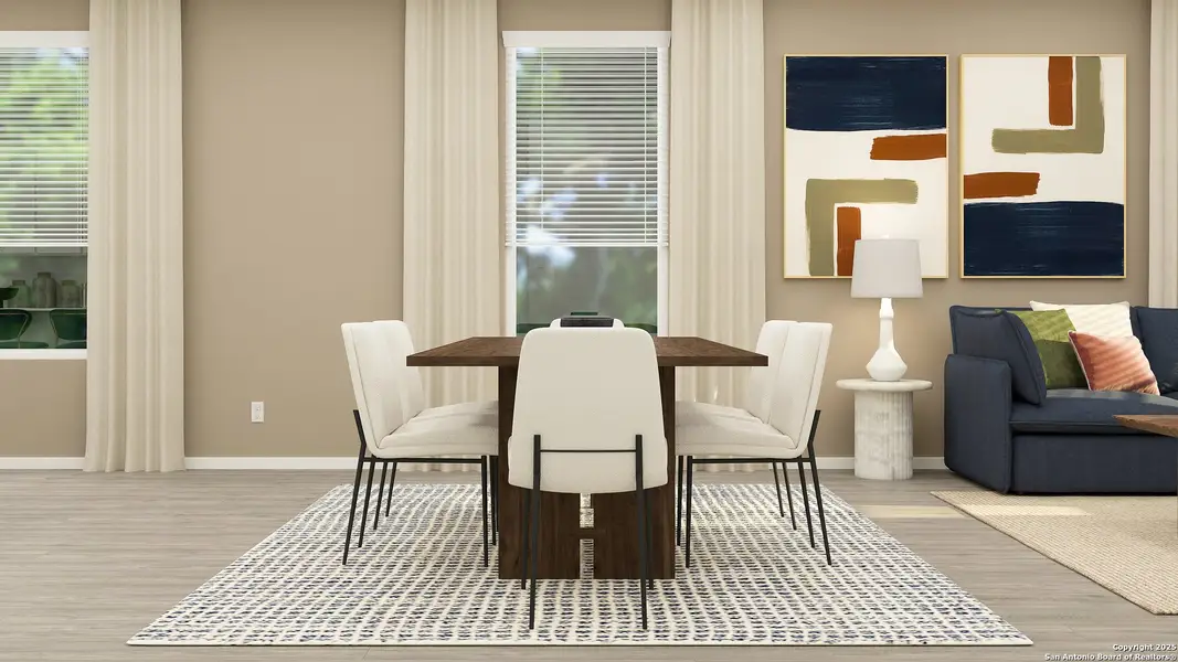 Furnished interior view inside a new home in Navarro Ranch, Seguin (Image 20).