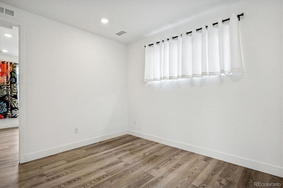 Upper level loft for bonus living space Upper level loft for bonus living space