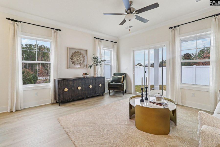 Furnished interior view inside a new home in Walker’s Trail, Lexington (Image 46). Furnished interior view inside a new home in Walker’s Trail, Lexington (Image 46).