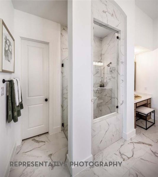 Furnished interior view inside a new home in Cambridge Crossing, Celina (Image 13).
