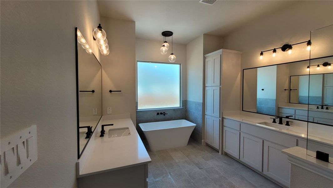 Furnished interior view inside a new home in , Red Oak (Image 6). Furnished interior view inside a new home in , Red Oak (Image 6).