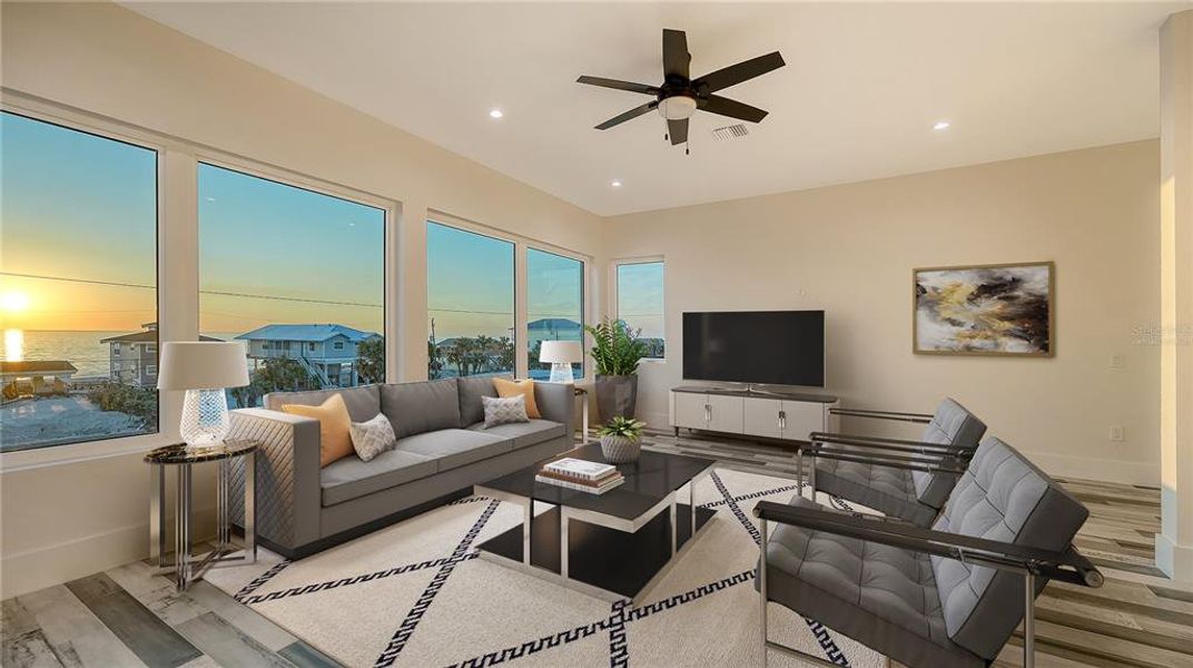 Furnished interior view inside a new home in , Englewood (Image 15). Furnished interior view inside a new home in , Englewood (Image 15).