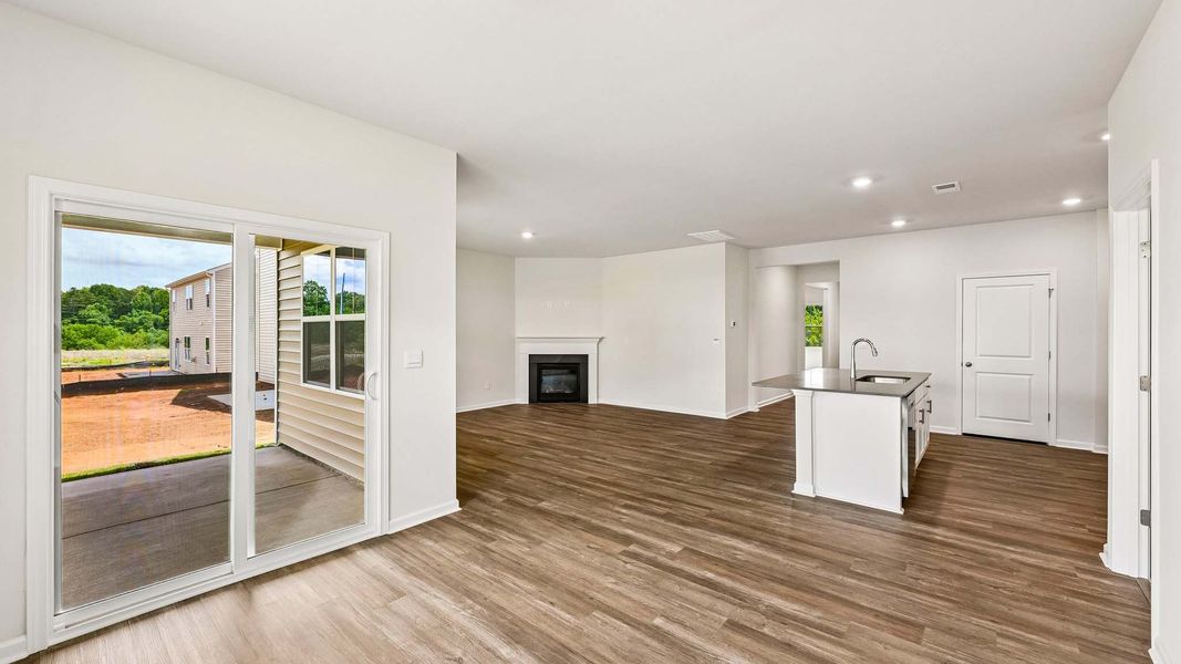 Spacious, unfurnished interior of a new home in Cline Village, Conover (Image 18). Spacious, unfurnished interior of a new home in Cline Village, Conover (Image 18).
