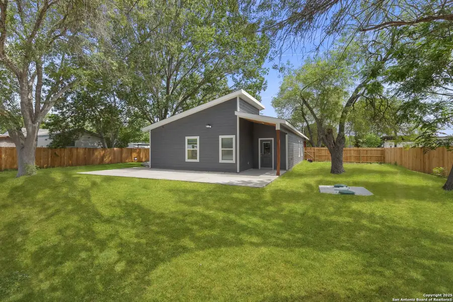Exterior details and patio area of a home in , San Antonio (Image 3). Exterior details and patio area of a home in , San Antonio (Image 3).