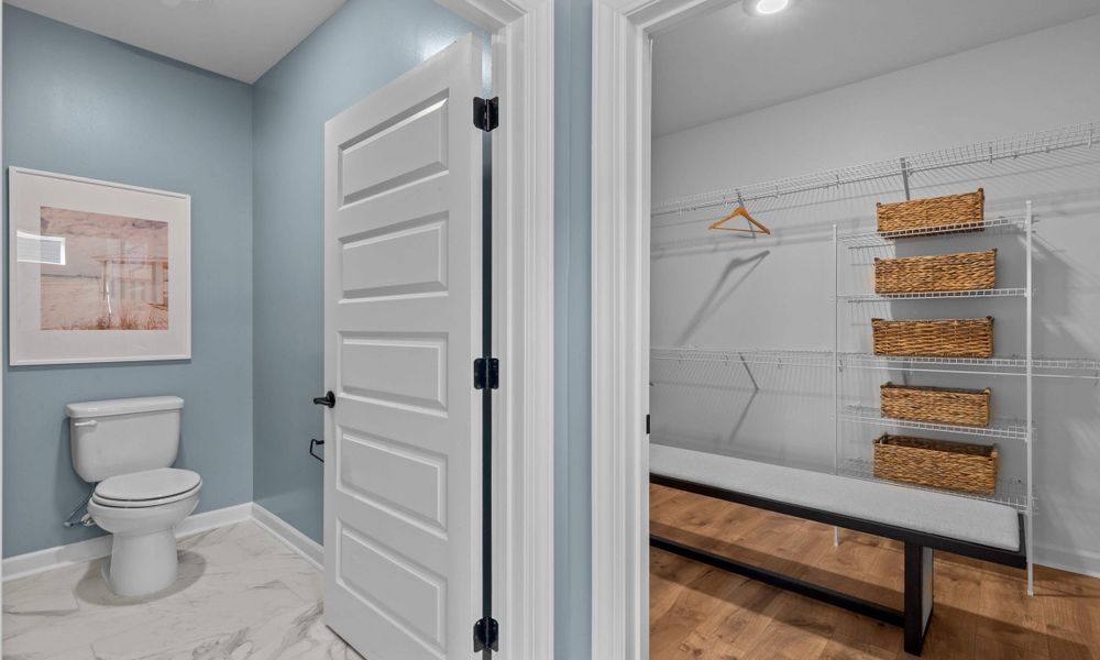 Representative furnished interior of a home built from the The Surfrider by Chesapeake Homes in The Willows, Loris (Image 24).