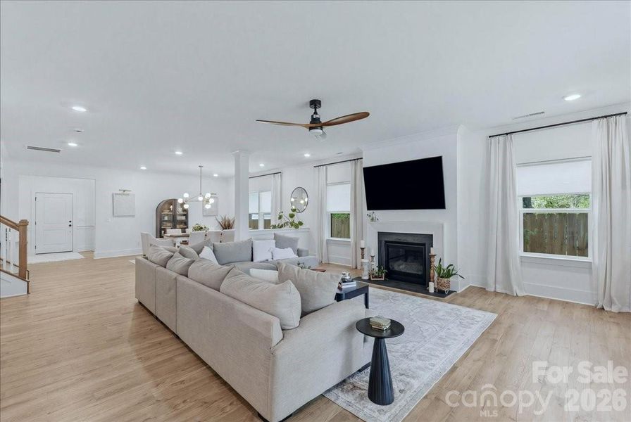 Furnished interior view inside a new home in , Charlotte (Image 35). Furnished interior view inside a new home in , Charlotte (Image 35).