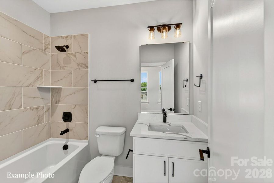 Furnished interior view inside a new home in , Charlotte (Image 12). Furnished interior view inside a new home in , Charlotte (Image 12).