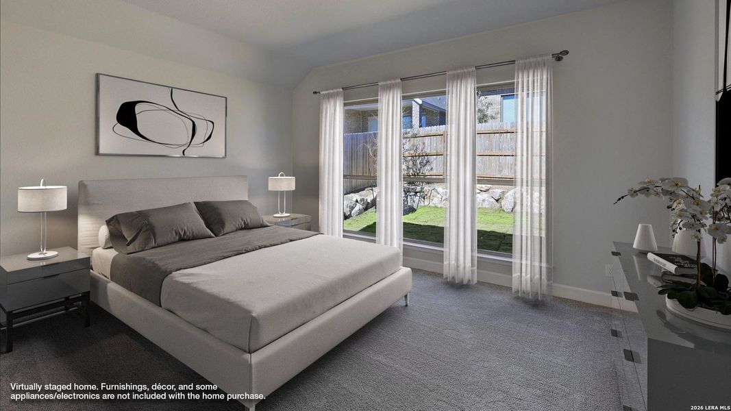 Furnished interior view inside a new home in Arcadia Ridge, San Antonio (Image 11).