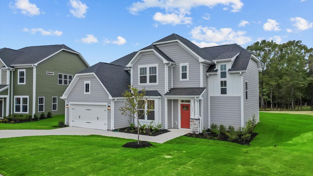 Stylish front elevation with accomplished design and high standards throughout