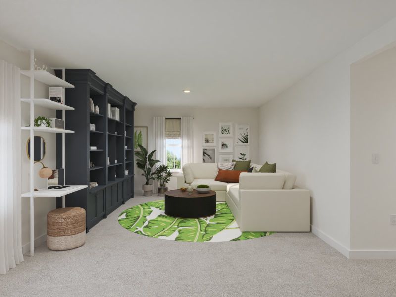 Furnished interior view inside a new home in Avery Farms - Legacy Series, Murfreesboro (Image 5).