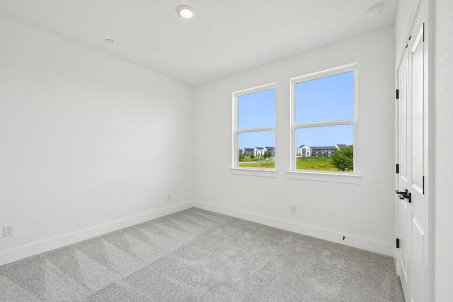 Spacious, unfurnished interior of a new home in Avery Centre, Round Rock (Image 38). Spacious, unfurnished interior of a new home in Avery Centre, Round Rock (Image 38).