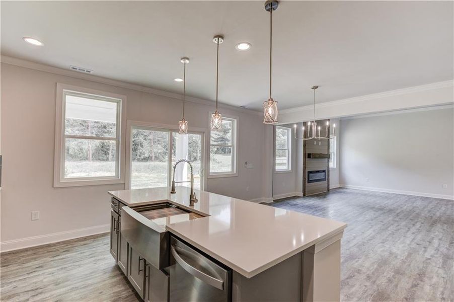 Furnished interior view inside a new home in , Dawsonville (Image 7). Furnished interior view inside a new home in , Dawsonville (Image 7).