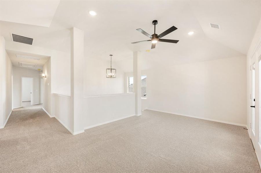 Spacious, unfurnished interior of a new home in Mockingbird Hills 60-65, Joshua (Image 29). Spacious, unfurnished interior of a new home in Mockingbird Hills 60-65, Joshua (Image 29).