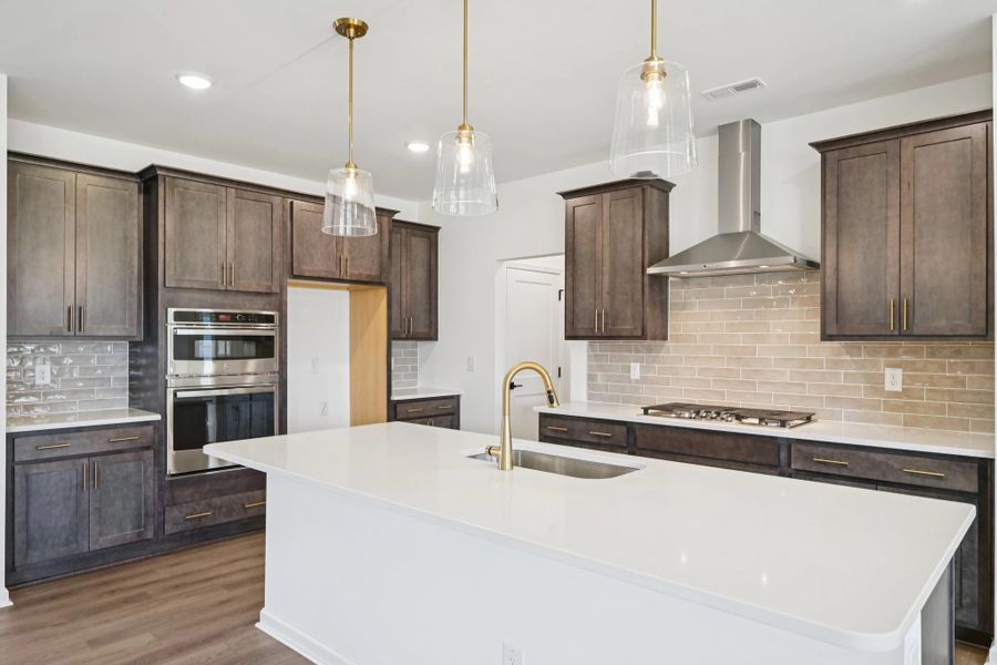 Kitchen featuring AW Collection® Oxford - Matte finishes, light wood, and refined style.