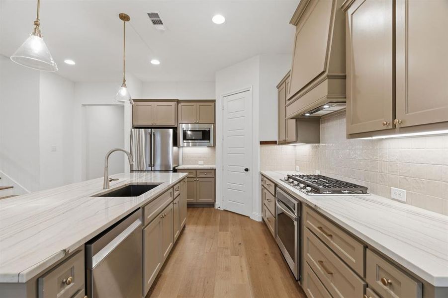 Furnished interior view inside a new home in , Aledo (Image 11).