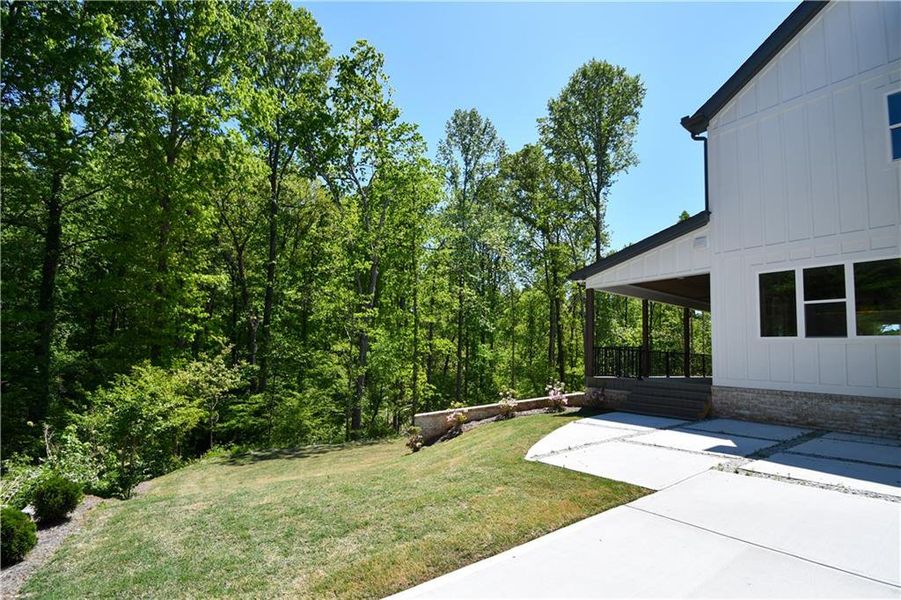 Exterior details and patio area of a home in , Hoschton (Image 4).