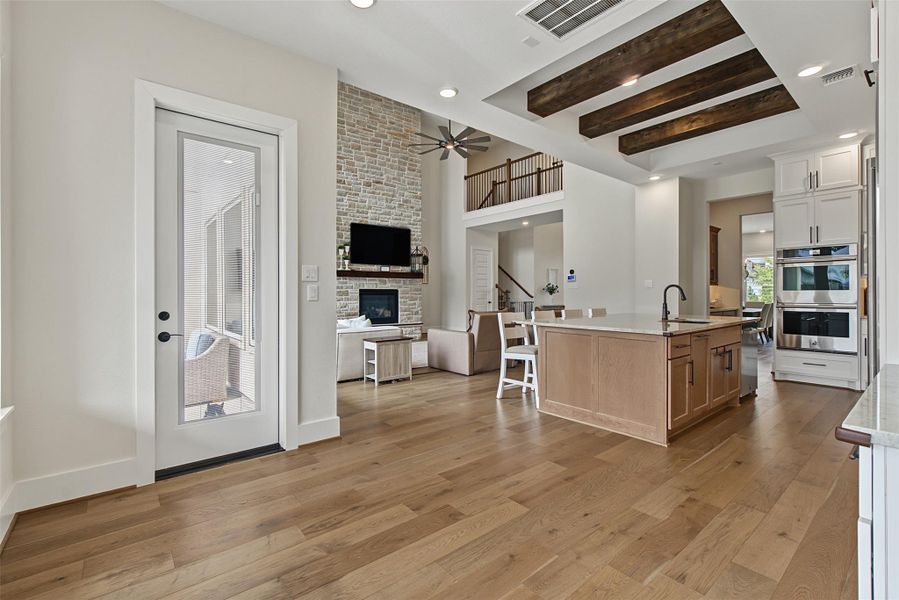 Furnished interior view inside a new home in The Highlands, Porter (Image 16).