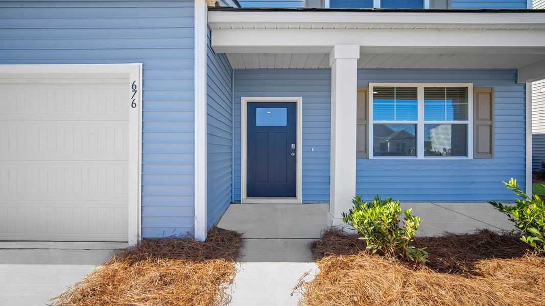 Exterior details and patio area of a home in The Retreat at East Argent, Ridgeland (Image 2).