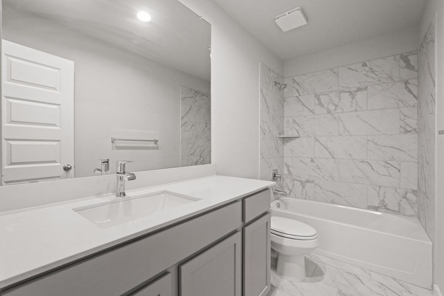 Furnished interior view inside a new home in Morton Creek Ranch, Katy (Image 6). Furnished interior view inside a new home in Morton Creek Ranch, Katy (Image 6).