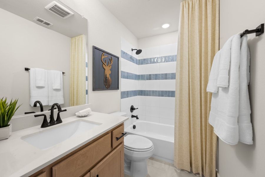 Representative furnished interior of a home built from the Hero by Rockwell Homes in Creekside, Royse City (Image 55). Representative furnished interior of a home built from the Hero by Rockwell Homes in Creekside, Royse City (Image 55).