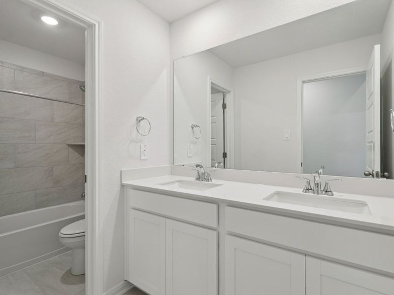 Furnished interior view inside a new home in Sagebrooke - Premier Series, San Antonio (Image 13).