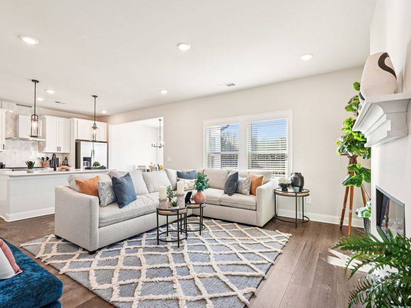 Furnished interior view inside a new home in Hemingway - Reserve Series, Cumming (Image 5).