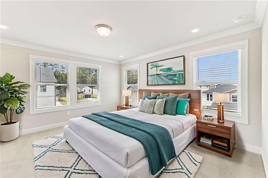 Furnished interior view inside a new home in Martin Springs - Highland Series, Lawrenceville (Image 7).