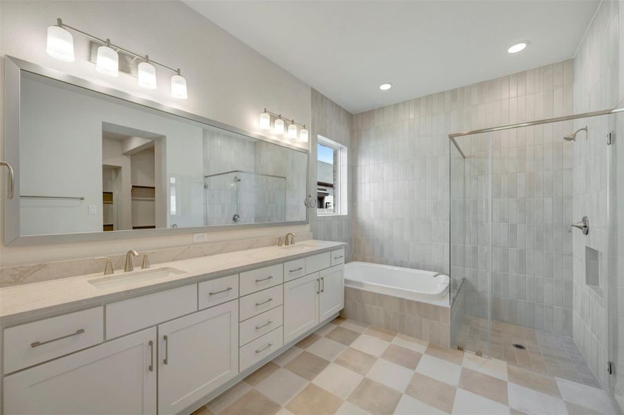 Furnished interior view inside a new home in ARTAVIA - Parkview Collection, Conroe (Image 14).