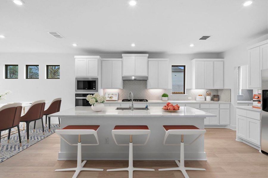 Light & Bright Kitchen - Virtually Staged