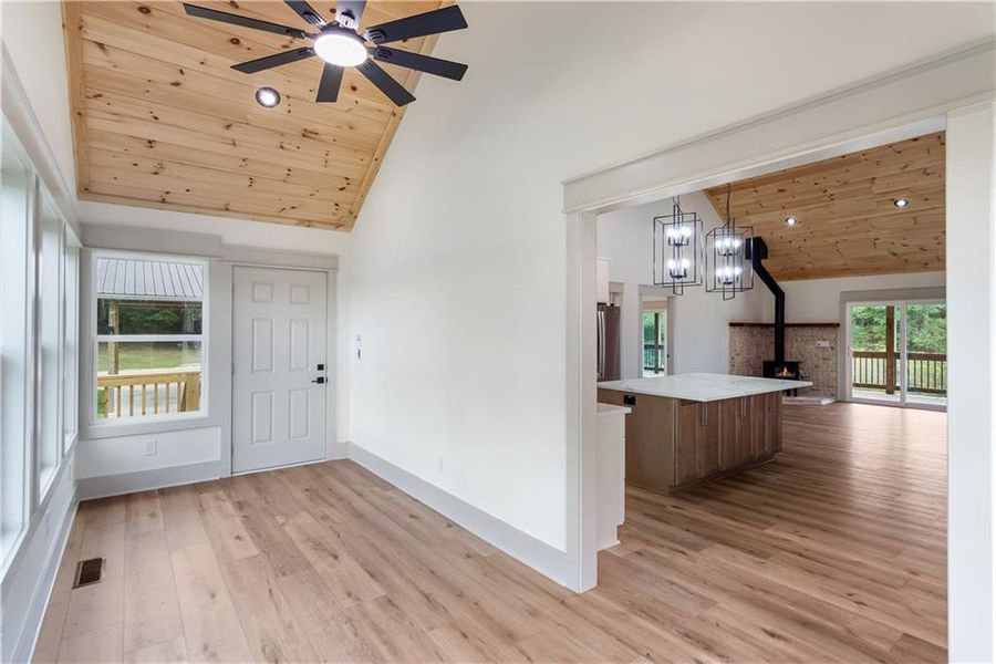 Furnished interior view inside a new home in , Ranger (Image 11).