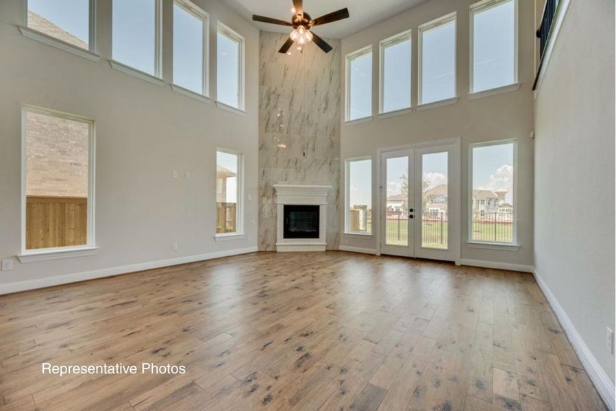 Representative unfurnished interior of a home built from the Grand Lantana by Grand Homes in Cedar Ridge Estates, Grand Prairie (Image 16). Representative unfurnished interior of a home built from the Grand Lantana by Grand Homes in Cedar Ridge Estates, Grand Prairie (Image 16).