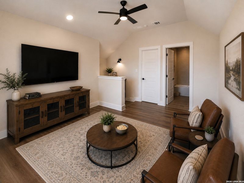 Furnished interior view inside a new home in , La Vernia (Image 9).