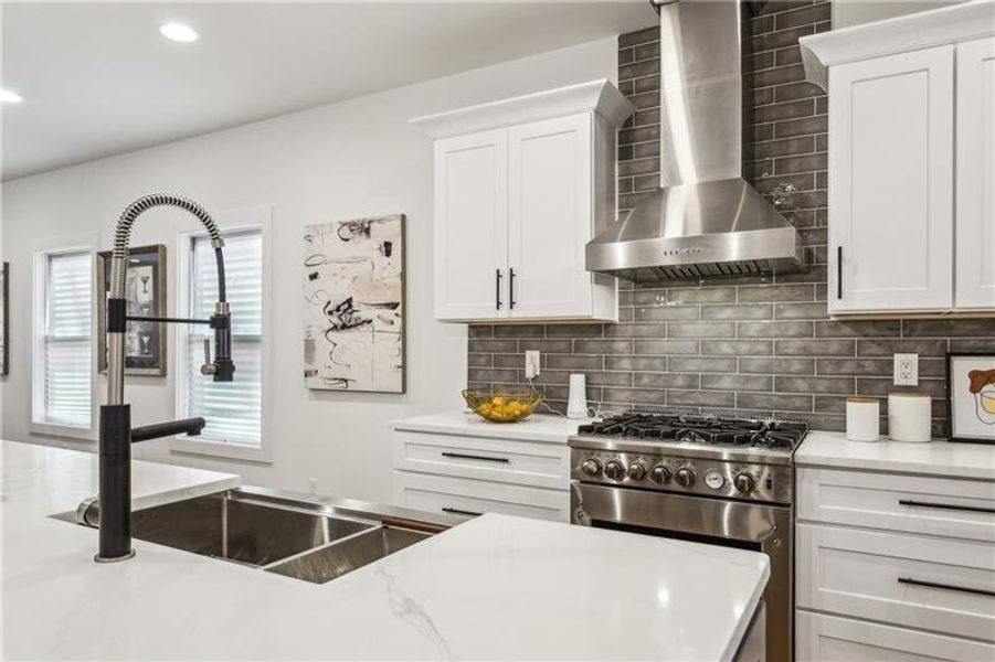 Close-up of interior finishes inside a home in , Atlanta (Image 18).
