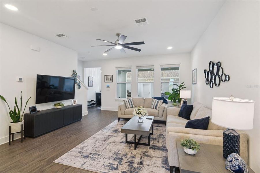 Furnished interior view inside a new home in , Winter Garden (Image 13). Furnished interior view inside a new home in , Winter Garden (Image 13).