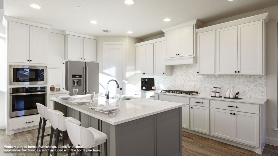 Furnished interior view inside a new home in Lariat 50', Liberty Hill (Image 3).