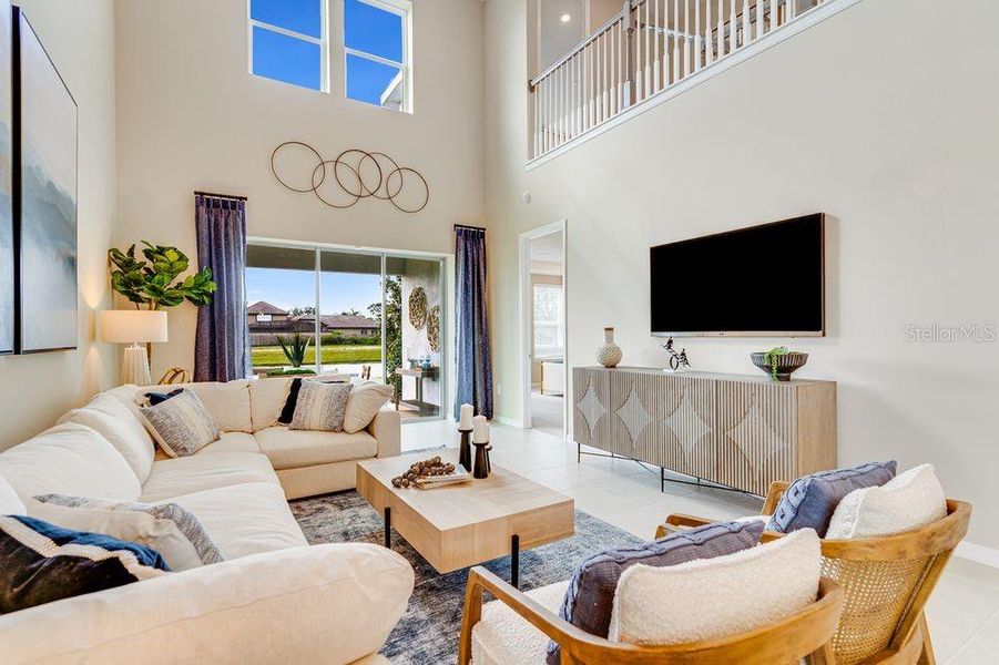 Furnished interior view inside a new home in Lochside, Mount Dora (Image 6). Furnished interior view inside a new home in Lochside, Mount Dora (Image 6).