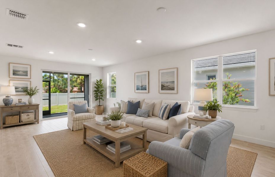 Furnished interior view inside a new home in Legacy Groves, Nokomis (Image 12).