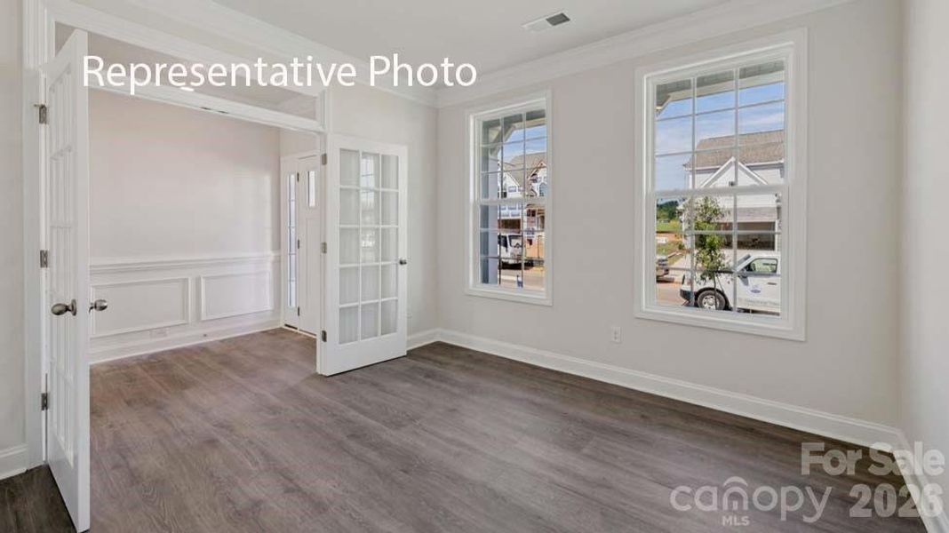 Spacious, unfurnished interior of a new home in Sanctuary at Southgate, Indian Trail (Image 20).