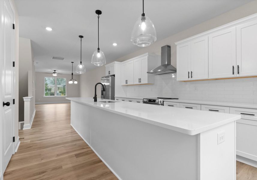 Furnished interior view inside a new home in Hartford Townhomes, Charlotte (Image 15).