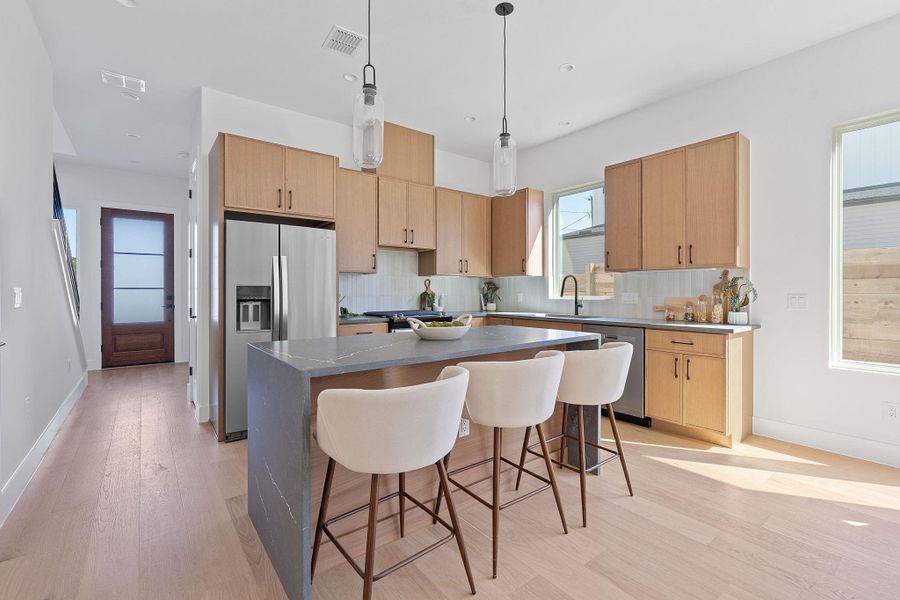 Furnished interior view inside a new home in , Austin (Image 12). Furnished interior view inside a new home in , Austin (Image 12).