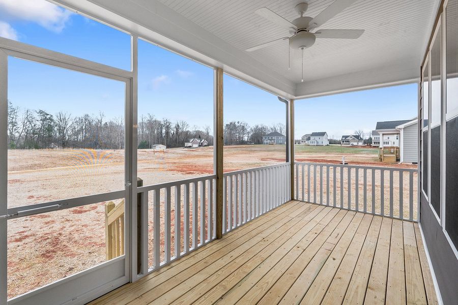 Exterior details and patio area of a home in Lilah Grove, Summerfield (Image 4).