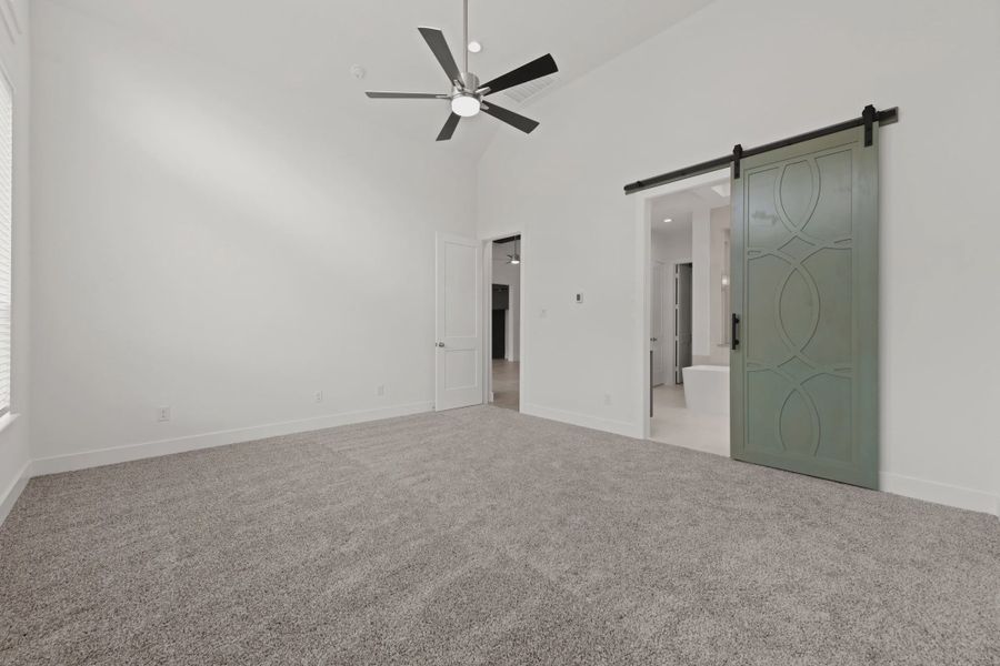 Representative unfurnished interior of a home built from the Rivers by Chesmar Homes in Attwater 65's, Waller (Image 11).