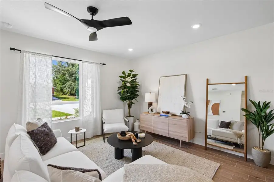 Furnished interior view inside a new home in , Palm Coast (Image 6). Furnished interior view inside a new home in , Palm Coast (Image 6).