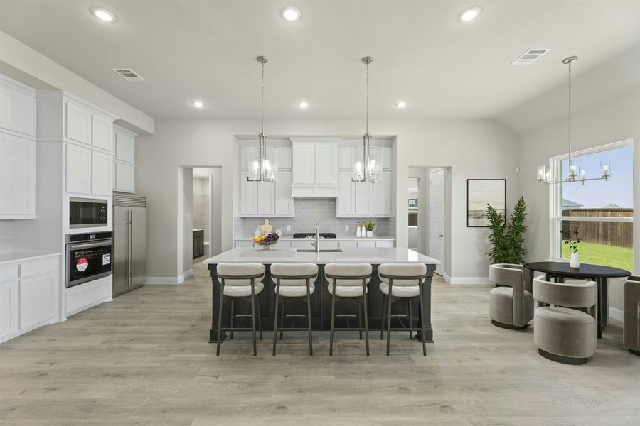 Furnished interior view inside a new home in Kentsdale Farms, DeSoto (Image 9). Furnished interior view inside a new home in Kentsdale Farms, DeSoto (Image 9).